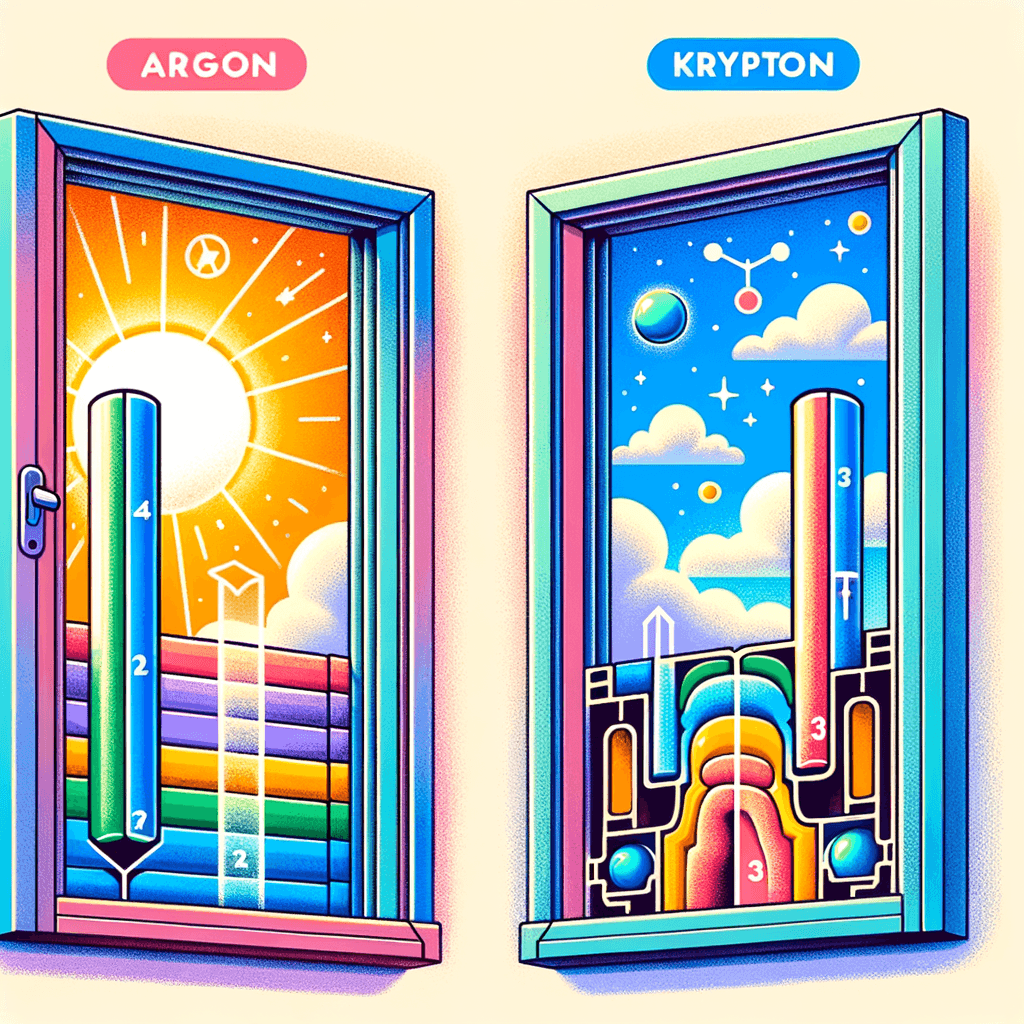 Argon and Krypton Gas Fills: Elevating Window Insulation Performance